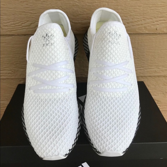 Adidas Deerupt Runner Black/White Athletic Shoes - Picture 5 of 8